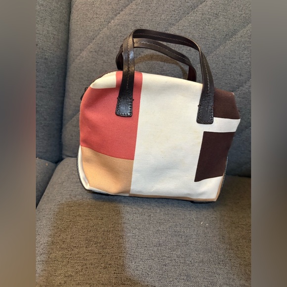 Bally Multicolor mini Satchel with Black Handles - Picture 10 of 13